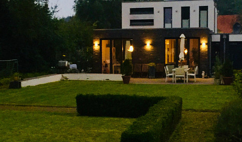 Bauhaus-style architect's house on Lake Drielak