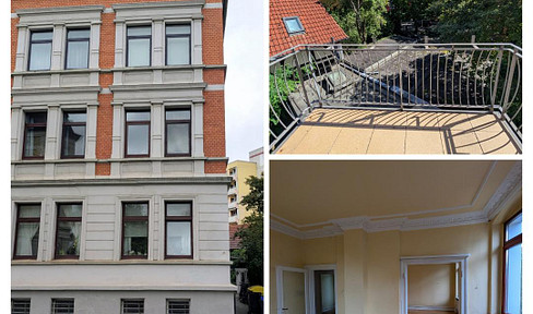 BS close to the city center: 5-room old building apartment on the 1st floor from private BLK, stucco, parquet flooring