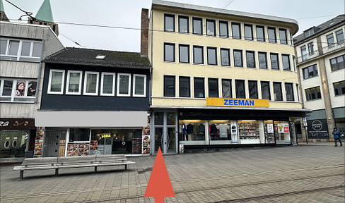 Commercial space for creative ideas in the pedestrian zone