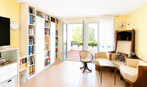 „Verkehrsberuhigt wohnen nahe Medienstandorten Freimann - Unterföhring / 3-Zimmer-Wohnung