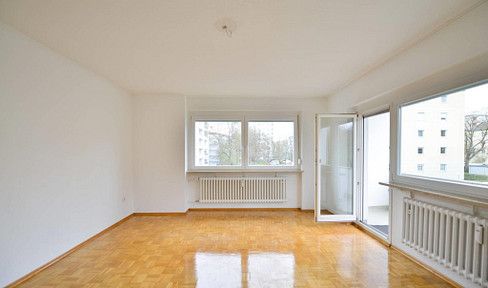 Small, nice, mine: Attractive, rented 2-room apartment in a sunny location in Gerbrunn
