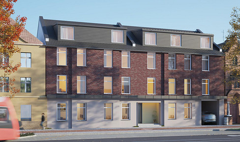 Core-renovated top floor apartment for sale in Gelsenkirchen