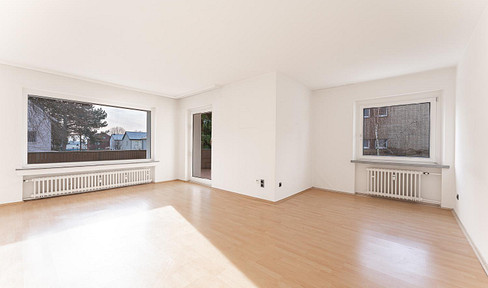 Attractive 3 room apartment (94.5m2) in Düsseldorf Heerdt with balcony and Rhine view