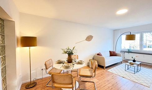 Modern 3-room apartment near the train station. Renovated, ready to move in, free of commission