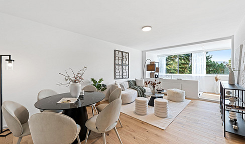 Light-flooded 3-room apartment to feel good in!