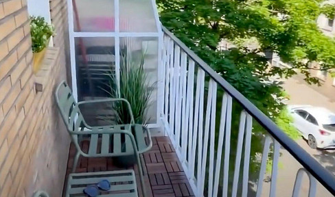 Erstbezug nahe Kö: Exklusives 1,5-Zi.-Apartment, EBK, Balkon, Aufzug, Möbliert