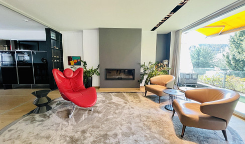 Designer maisonette apartment near Zoopark with views of the countryside, underfloor heating, fireplace, terrace