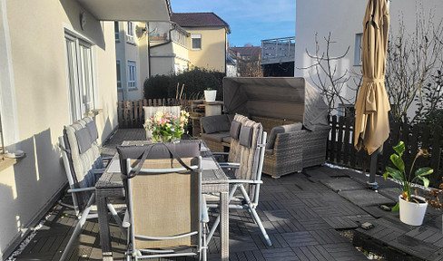 Großzügige 4,5 Zimmer Oase in Heilbronn Ost mit traumhafter, großer Terrasse und 2 Balkonen