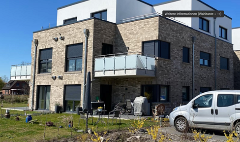 New build: 3-room apartment with large garden and