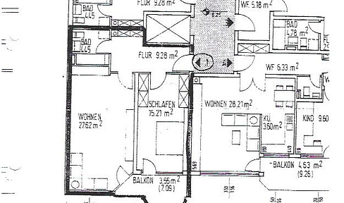 60sqm 2-room apartment K/B/B is only rented furnished