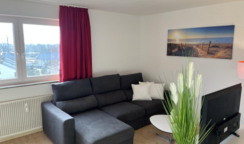 Fully furnished, very nice apartment in a good location with distant views - ideal for commuters or singles