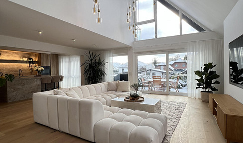 Luxuriöse, voll möblierte 3-Zimmer-Gartenwohnung mit privatem Fitnessstudio in bester Lage von Heide