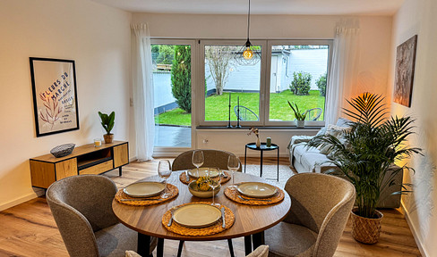 *TOP* modernized 4-room apartment with garden and double garage