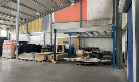 Well-maintained warehouse between Landsberg and Augsburg