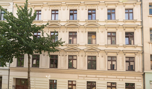 Your new apartment: 2 rooms, kitchen, bathroom + balcony, located on the 1st floor.