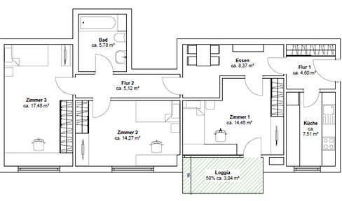 RESERVED - 6,5% or OWNERSHIP - Juwel Sophienstr./Scheffelstr., 74kWh Top Energy