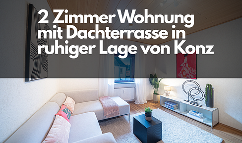 2 room apartment with roof terrace