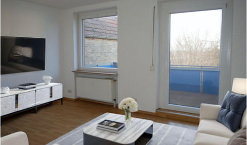 Spacious 4-room apartment/ upper floor/ balcony/ parking space in SICKTE