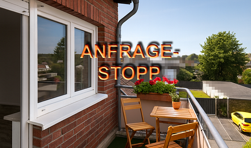 3 room apartment with window in the bathroom and guest WC incl. free attic space