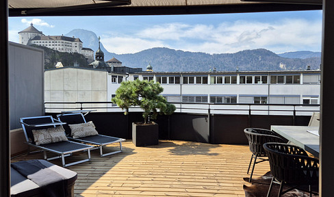 Maisonette jewel in the "Stadtresidenz": dream home with panoramic views in the center of Kufstein