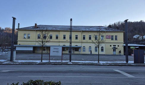 Spacious commercial space in a prime location directly opposite Geislingen train station