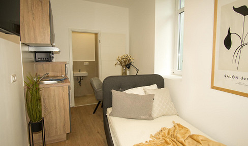 Möbliertes Mini Apartment mit Einbauküche + Bad