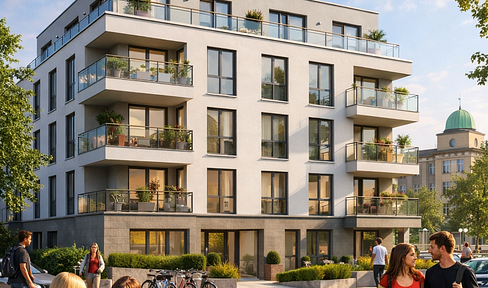 Plot with building permit - top student location in A-location Darmstadt