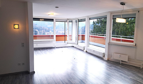 Unique penthouse above the rooftops of Bad Herrenalb with breathtaking views