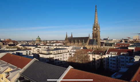 Your new 1-room apartment with balcony in the center of Leipzig next to the KarLi