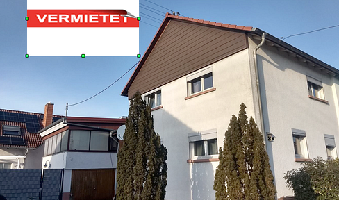 Sonnige DHH in Walldorf mit Garten, Wintergarten und Einbauküche von privat