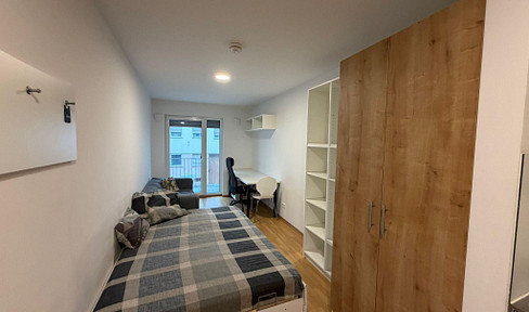 Vollmöblierte, Neubau 1 Zimmerwohnung inklusive Strom & Internet