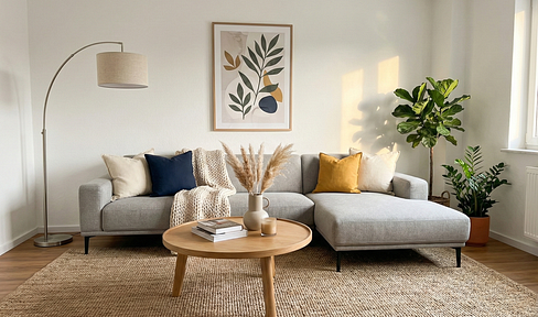 First occupancy after modernization: 2-room oasis with sunny balcony