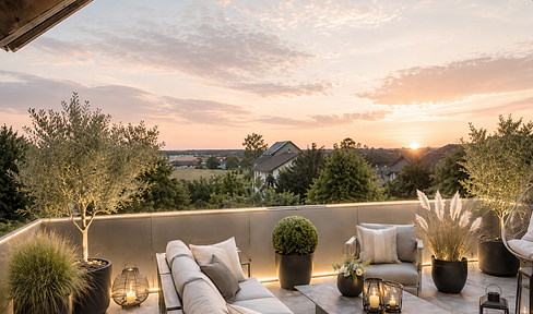 Architektur trifft Lebensqualität – Ihr exklusives Penthouse in Brunnthal/OT Faistenhaar