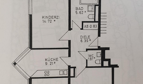Bright three-room apartment Dresden / Weissig