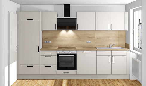 As-new 3-room apartment with garage - perfect for 3-person flat share / new flat share formation