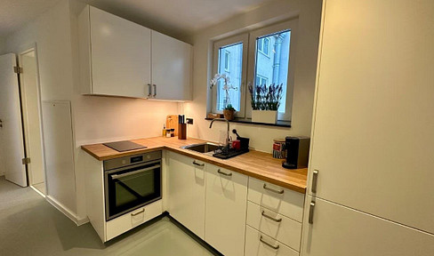 fully furnished and equipped 2 room apartment 40 m² with balcony in the center of Aachen