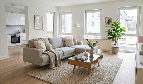 Freshly renovated 4-room apartment in a quiet location