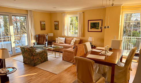 Stylish 3-room apartment with 2 balconies & underground garage