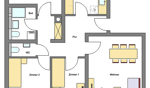 großzügige 4-Zimmerwohnung zu vermieten