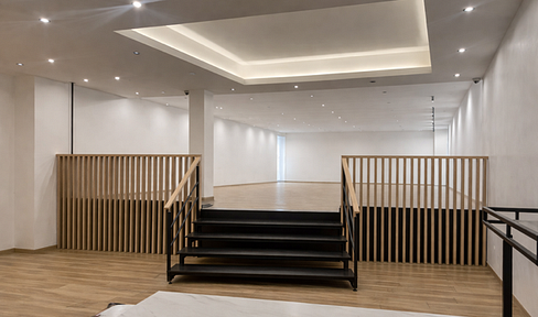 Modern commercial space on two levels - bright, open & flexible in use