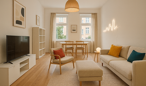 renovated 3-room apartment near S+U Warschauer Strasse, vacant