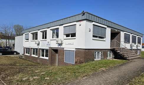 Company hall / industrial hall with office section.