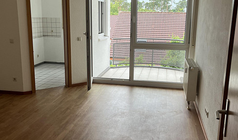 Attractive 2-room attic apartment with balcony for rent in Sandhausen.