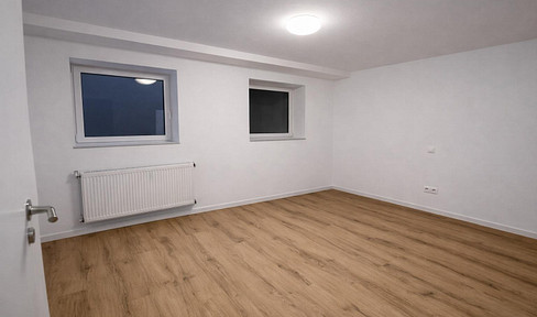 Modern 1-room apartment, newly renovated, available for first occupancy, including electricity and heating costs.