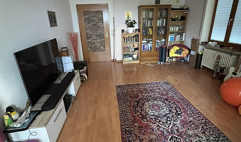 High-yield 3-room apartment with garden and underground parking space in Augsburg-Haunstetten.