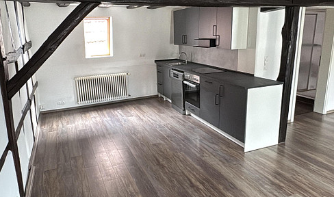 Renovated maisonette apartment.