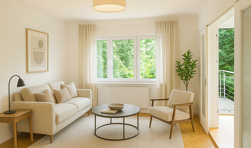 Toplage Grunewald: 2½-Zimmer-Wohnung mit 19 m² Sonnenterrasse, Garten & Schwimmbad – provisionsfrei