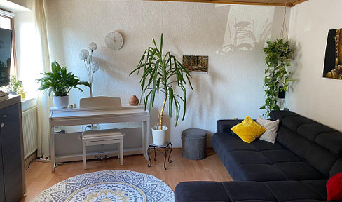 Beautiful 4-room apartment with balcony and garden.