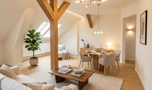 Modernisierte Dachgeschosswohnung in der Andreasvorstadt, Erfurt