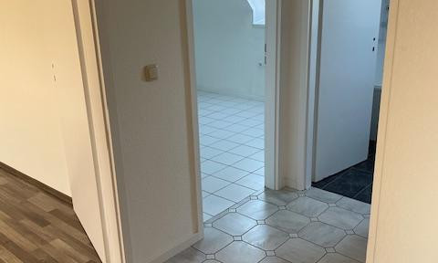 Beautiful, bright 2-room attic apartment in Meyenburg.